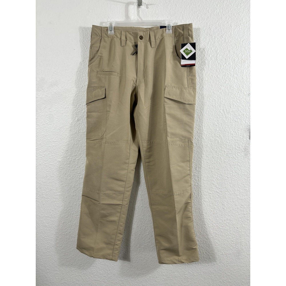 Propper Pants Womens 14R Khaki EdgeTec Tactical Ripstop Cargo Teflon Uniform